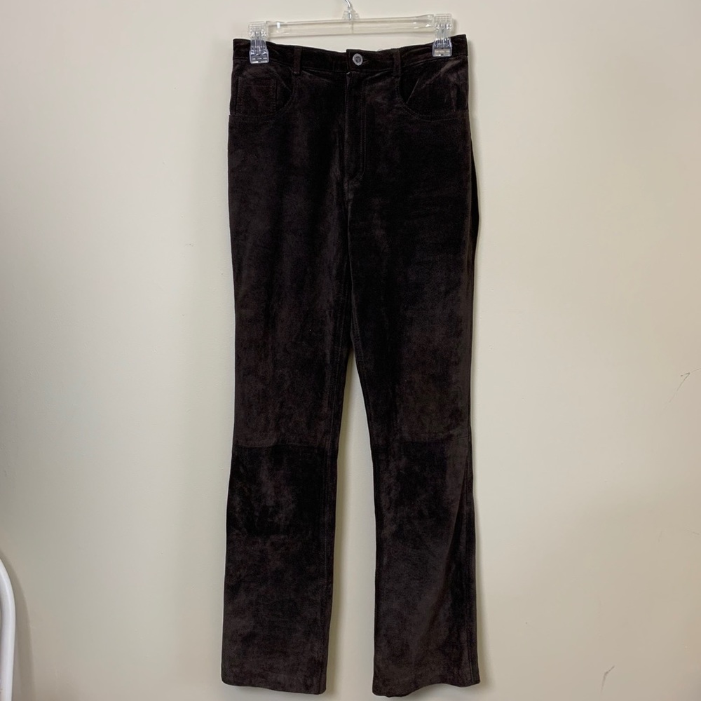 Vintage XOXO Suede Leather Pants Size 4 - Picture 4 of 12